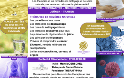 Conférences Santé & Bien-Être à Oasis Energy Waves – 3 dates exclusives avec Marc Moerschel